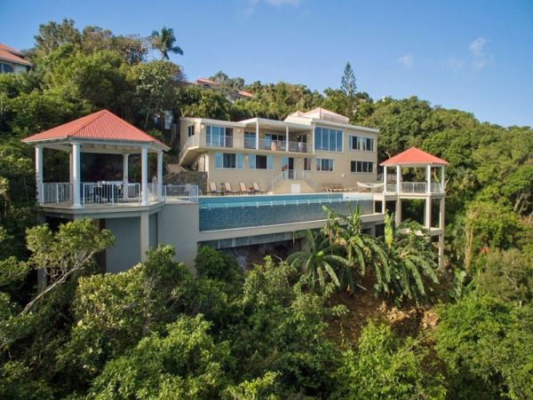 Ocean Views Vacation Pool Home in St. John Four Bedroom
