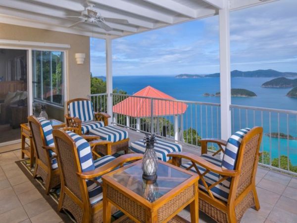 Ocean Views Vacation Pool Home in St. John Four Bedroom