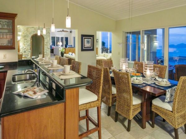 Ocean Views Vacation Pool Home in St. John Four Bedroom