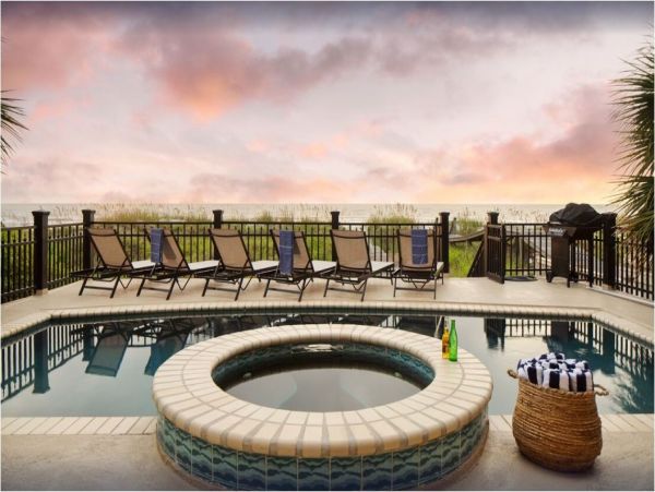 On Beach Hilton Head Vacation Home Six Bedroom