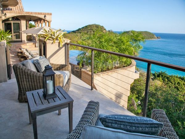 Luxury St. John Vacation Pool Villa Five Bedrooms Ocean View