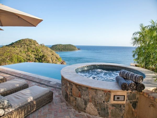 Luxury St. John Vacation Pool Villa Five Bedrooms Ocean View