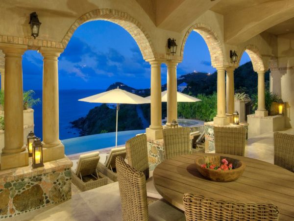 Luxury St. John Vacation Pool Villa Five Bedrooms Ocean View