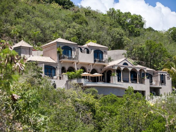Luxury St. John Vacation Pool Villa Five Bedrooms Ocean View