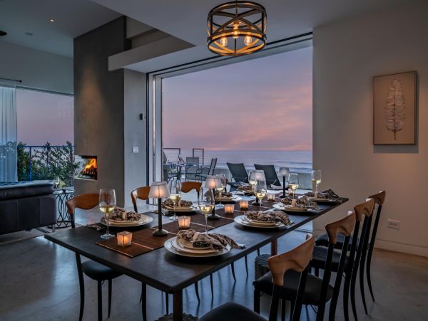 Oceanfront Summerland Three Bedroom Home with Pool
