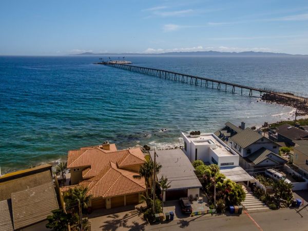 Oceanfront Summerland Three Bedroom Home with Pool