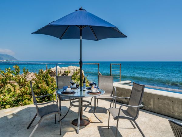 Oceanfront Summerland Three Bedroom Home with Pool