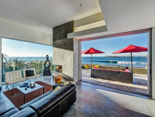 Oceanfront Summerland Three Bedroom Home with Pool