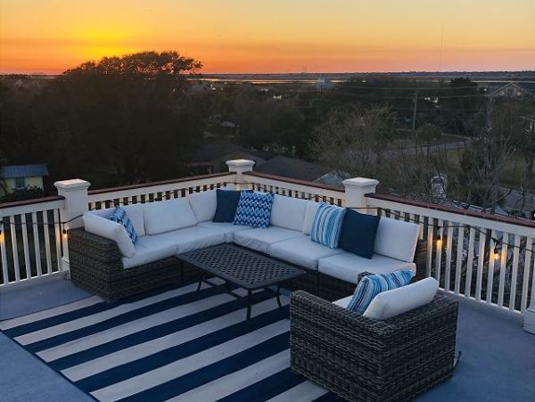 Luxury Isle of Palms Retreat with Rooftop Views, Pool & Hot Tub
