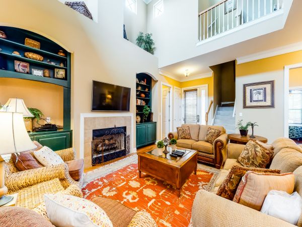 Luxurious four bedroom home near the beach with resort amenities