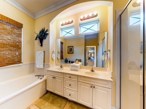 Luxurious four bedroom home near the beach with resort amenities