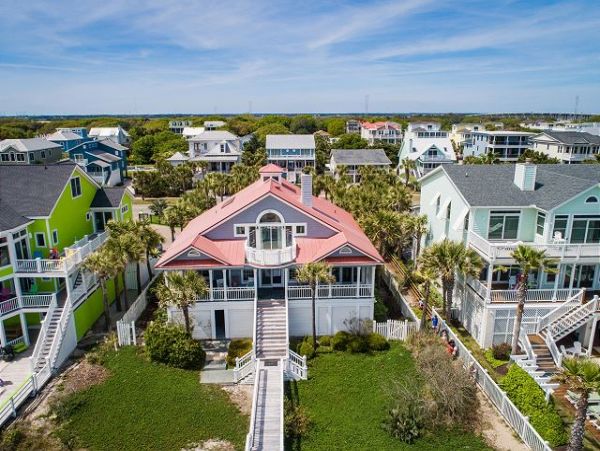 Isle of Palms Four Bedroom Home Beach View Sleeps 10