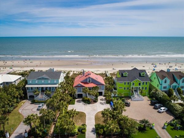 Isle of Palms Four Bedroom Home Beach View Sleeps 10