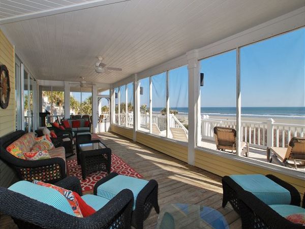 7 Bedroom Home Oceanfront with Large Screen Porch