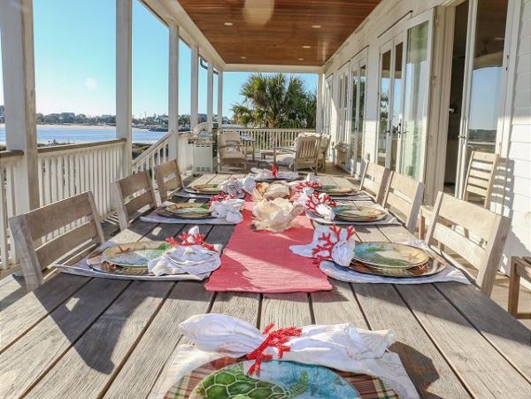 Isle of Palms Six Bedroom Home with Full Ocean View