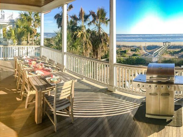 Isle of Palms Six Bedroom Home with Full Ocean View