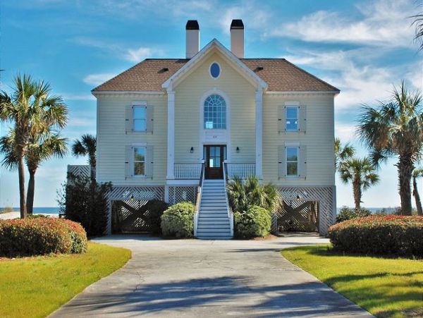 On Beach Isle of Palms Vacation Home Six Bedroom