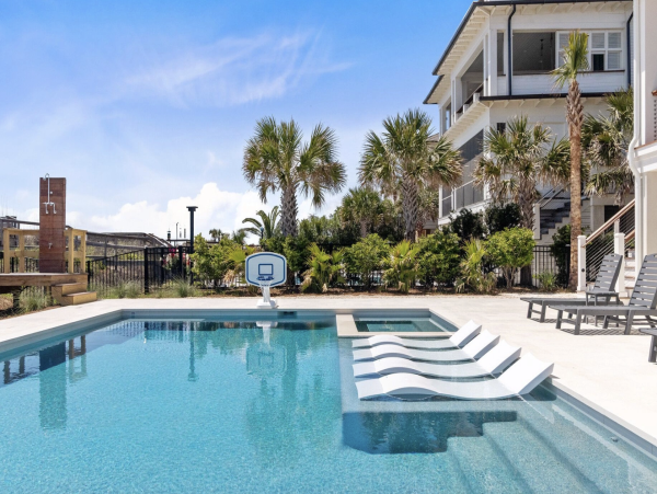 Isle of Palms Beachfront Vacation Pool Home