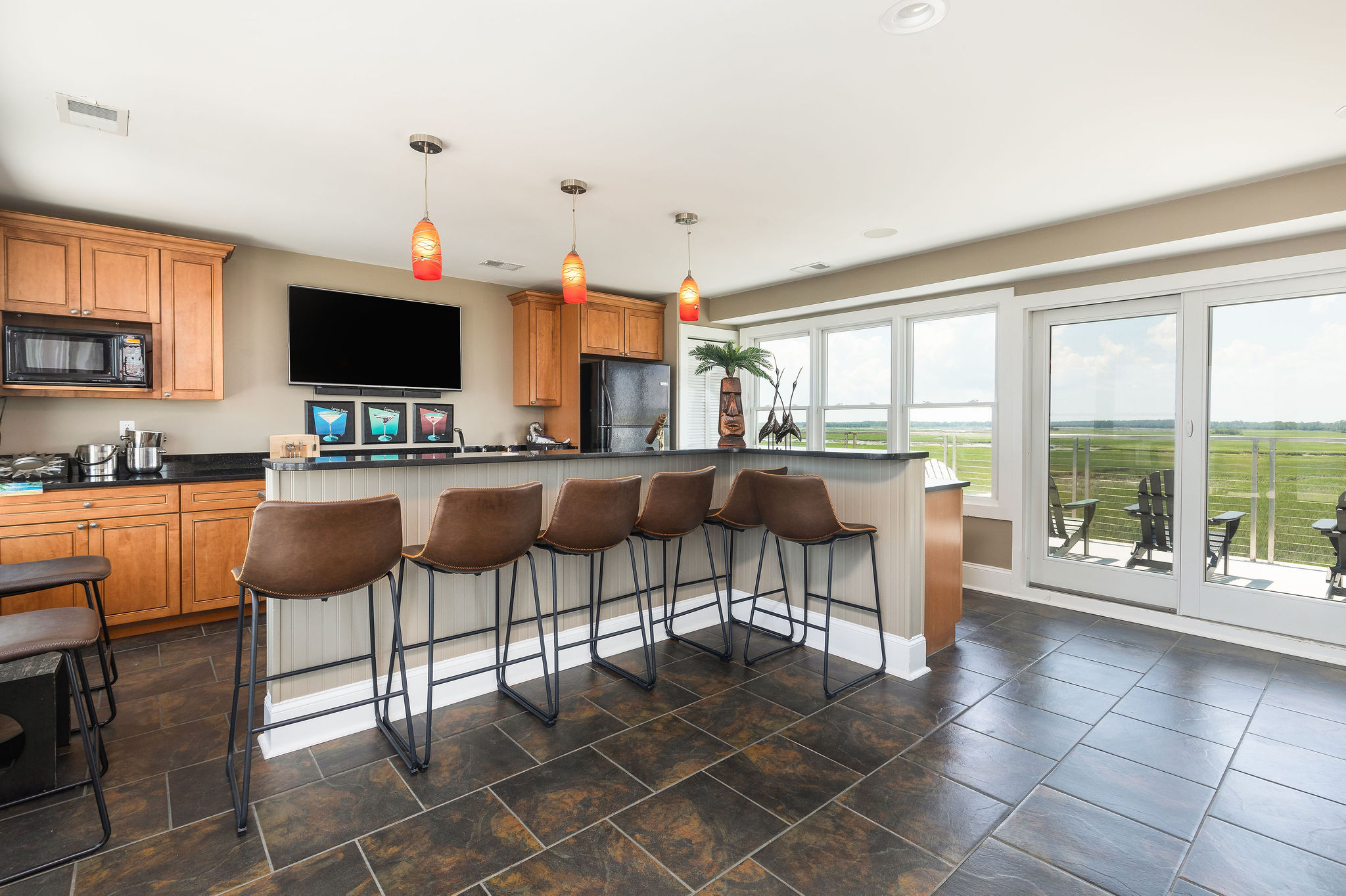 Charming 5-Bedroom Beachfront Home with Panoramic Views