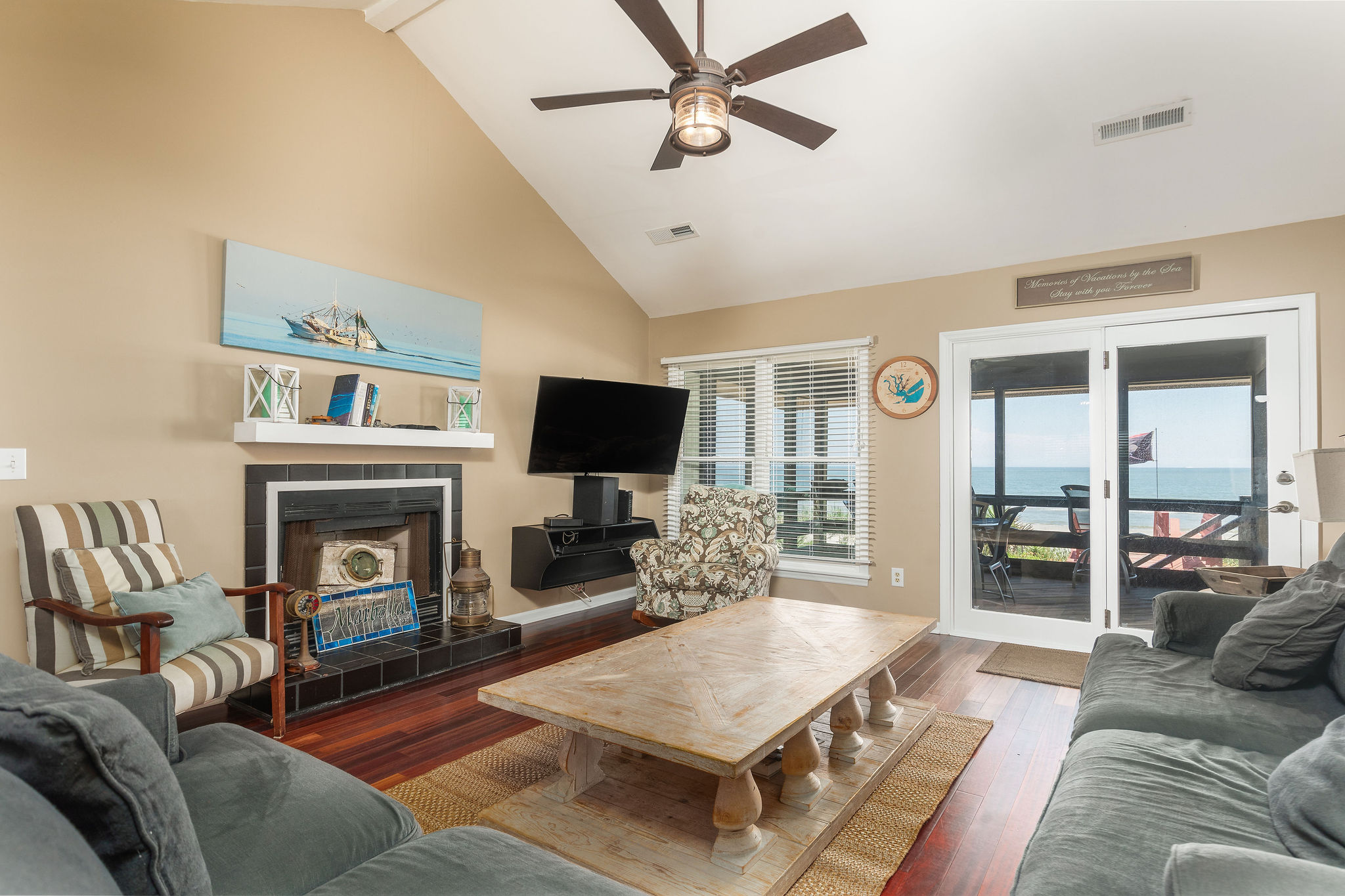 True Folly Beach House with Sandy Beach