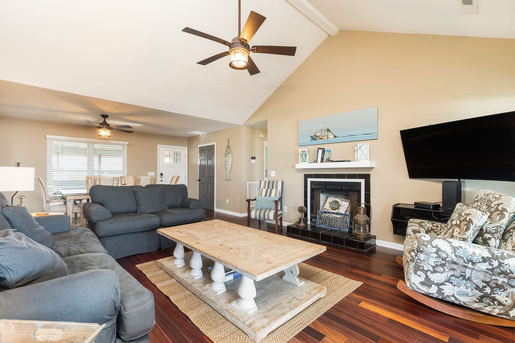 True Folly Beach House with Sandy Beach