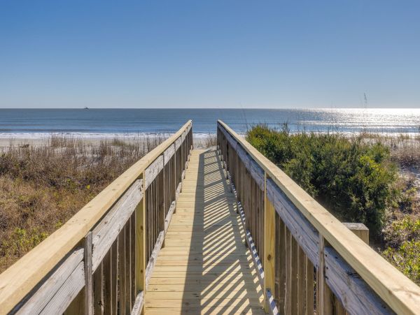 Folly Beach Four Bedroom Oceanfront Vacation Rental
