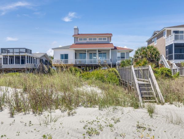 Folly Beach Four Bedroom Oceanfront Vacation Rental