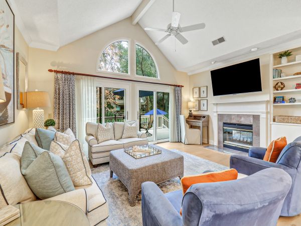 Hilton Head Three Bedroom Golf Course View Vacation Home