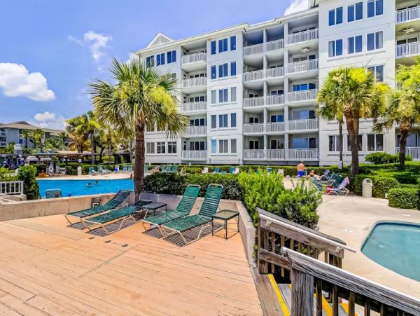 Hilton Head Oceanfront Three Bedroom Vacation Condo