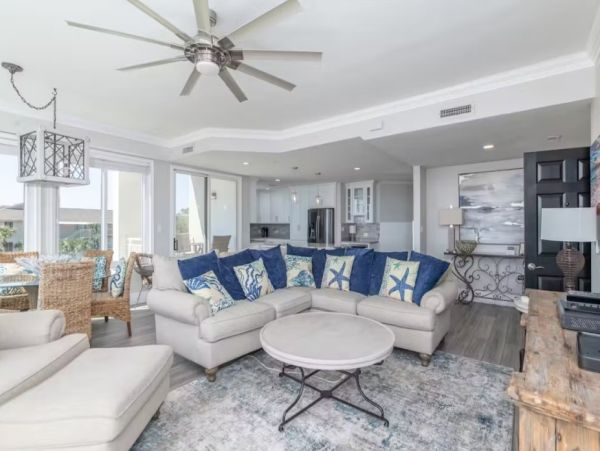 Hilton Head Oceanfront Three Bedroom Vacation Condo