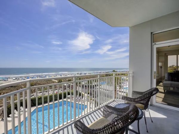 Hilton Head Oceanfront Three Bedroom Vacation Condo