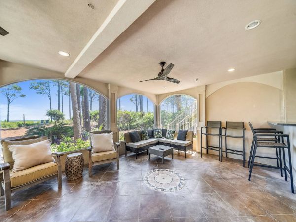 Hilton Head Ocean Front Eight Bedroom Rental Home