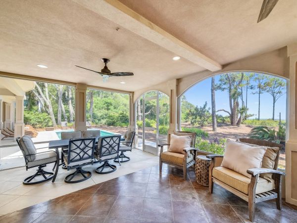 Hilton Head Ocean Front Eight Bedroom Rental Home