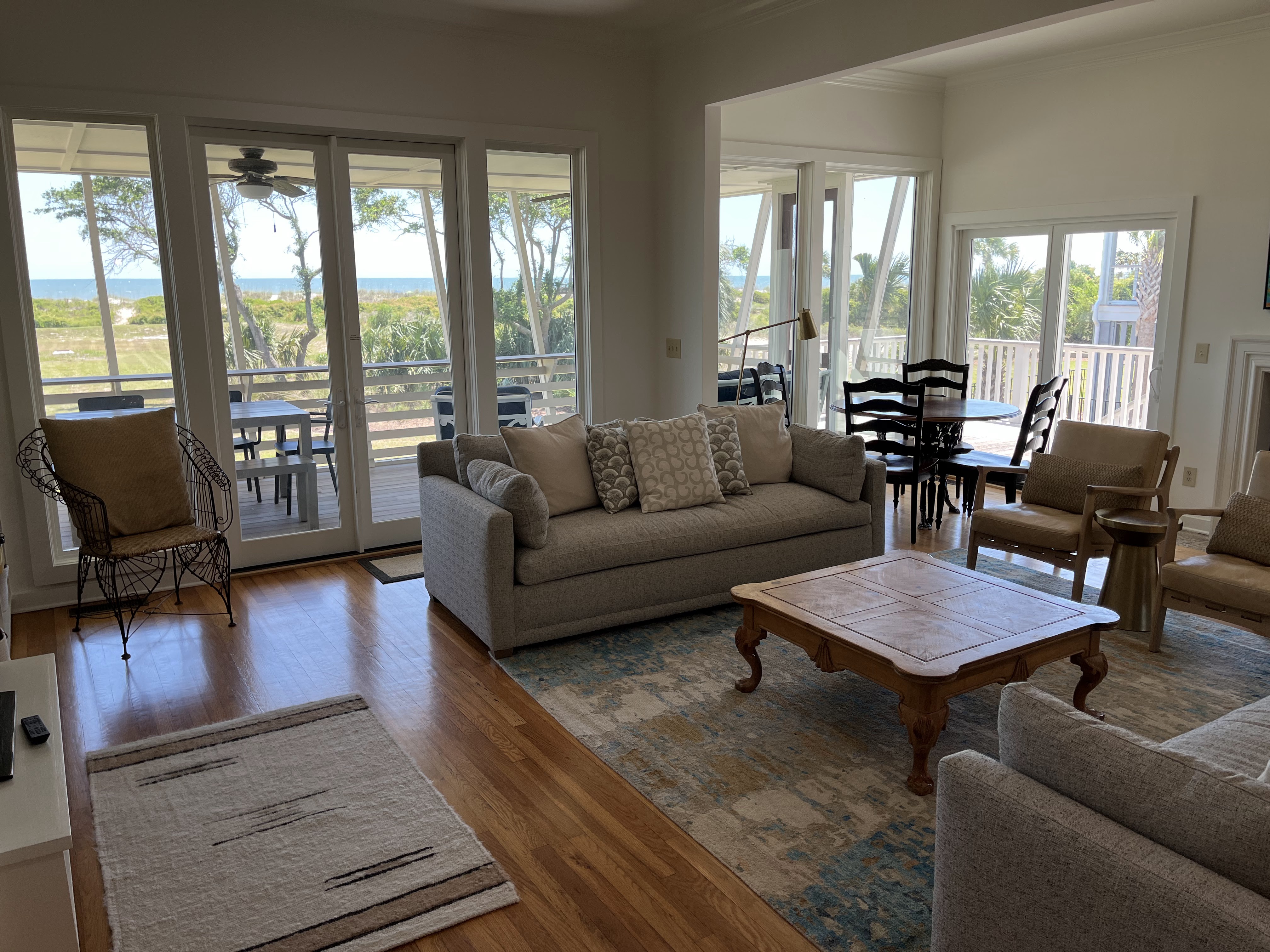 Oceanfront Vacation Home in Isle of Palms Sleeps Twelve Bedroom