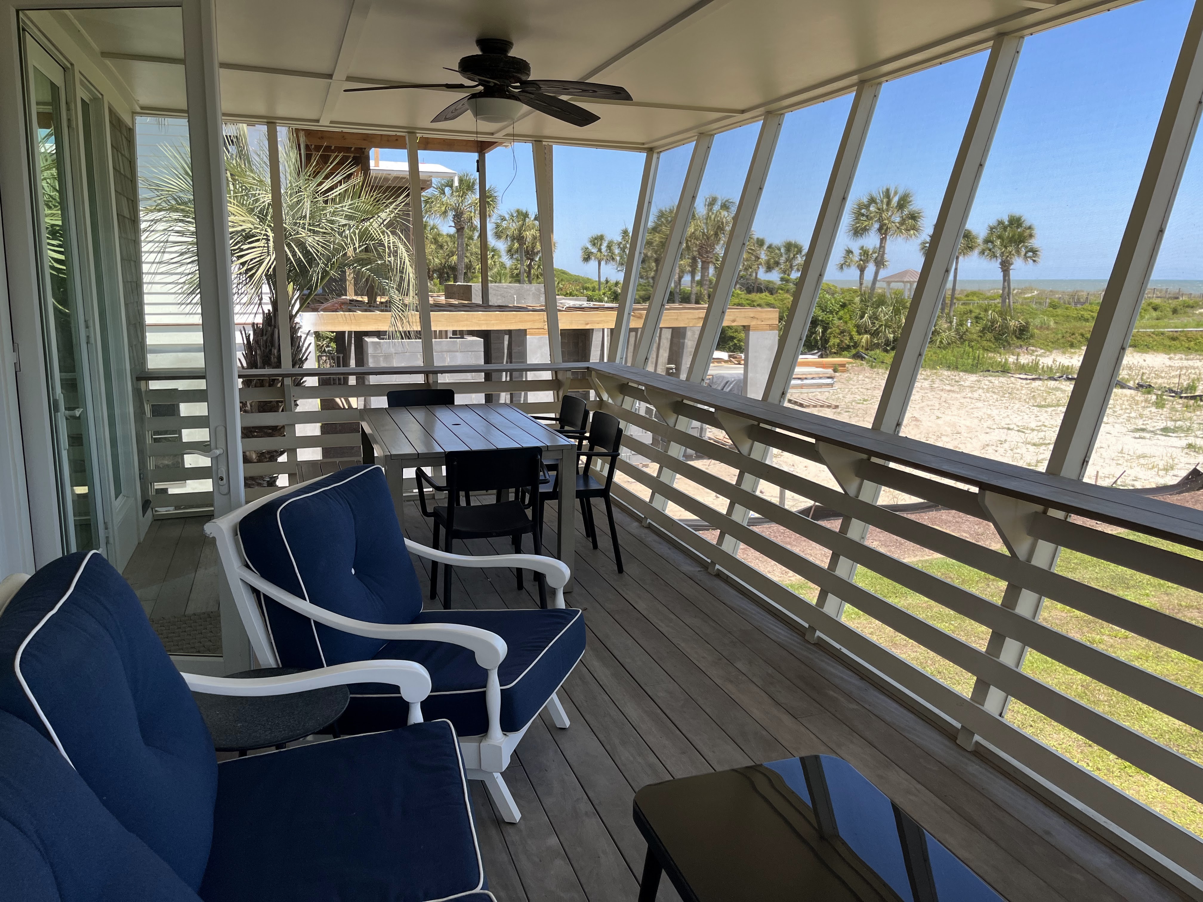 Oceanfront Vacation Home in Isle of Palms Sleeps Twelve Bedroom