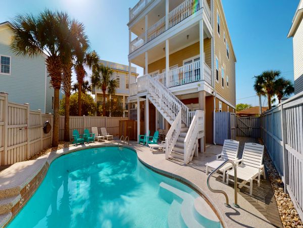 Isle of Palms Vacation Pool Home Walk to Beach