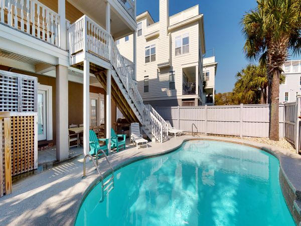Isle of Palms Vacation Pool Home Walk to Beach