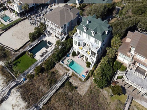 Isle of Palms Vacation Home Oceanfront with Pool