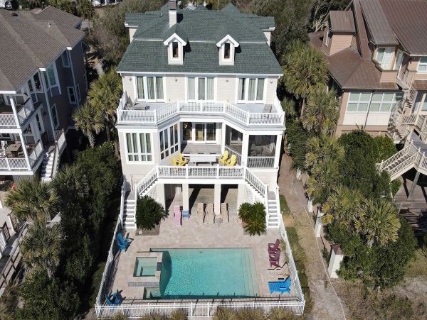 Isle of Palms Vacation Home Oceanfront with Pool