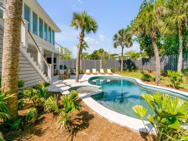 Gorgeous Isle of Palms Vacation Home Walk to Beach with Pool