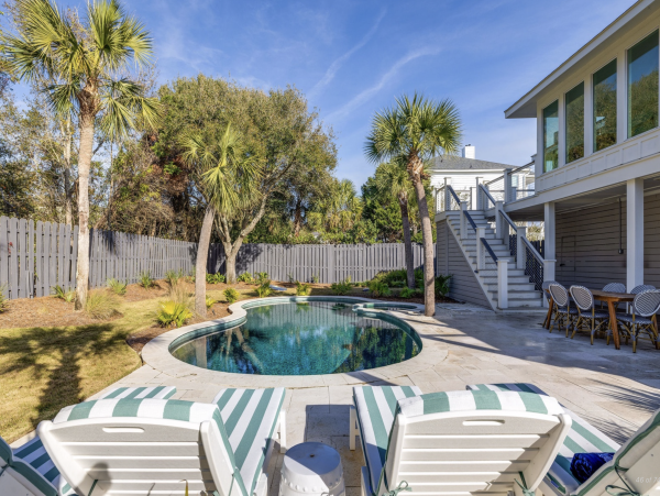 Gorgeous Isle of Palms Vacation Home Walk to Beach with Pool