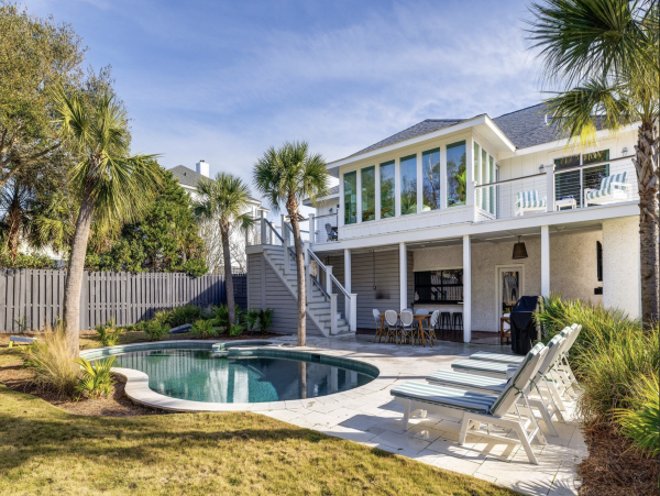 Gorgeous Isle of Palms Vacation Home Walk to Beach with Pool
