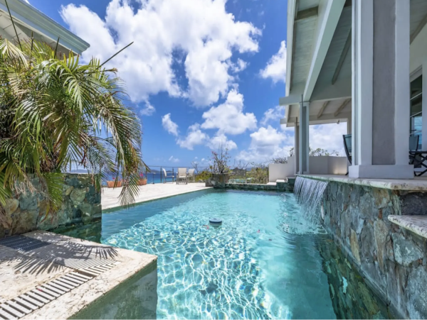 Ocean Views St. Thomas Vacation Pool Home Five Bedroom