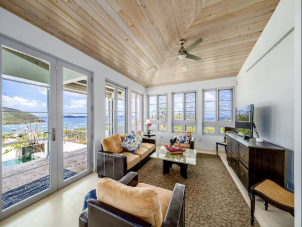 Ocean Views St. Thomas Vacation Pool Home Five Bedroom