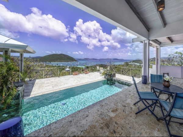 Ocean Views St. Thomas Vacation Pool Home Five Bedroom