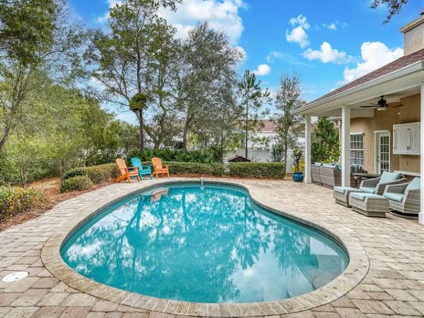 Inlet Beach Vacation Pool Home Three Bedrooms Sleeps 10