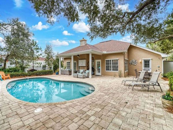 Inlet Beach Vacation Pool Home Three Bedrooms Sleeps 10