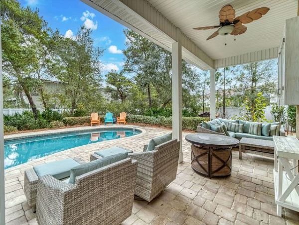 Inlet Beach Vacation Pool Home Three Bedrooms Sleeps 10