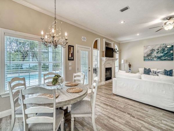 Inlet Beach Vacation Pool Home Three Bedrooms Sleeps 10