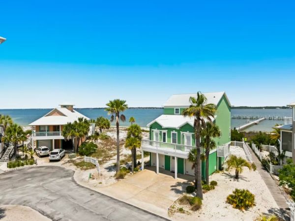 Navarre Four Bedroom Rental Home with Gulf & Harbor Views